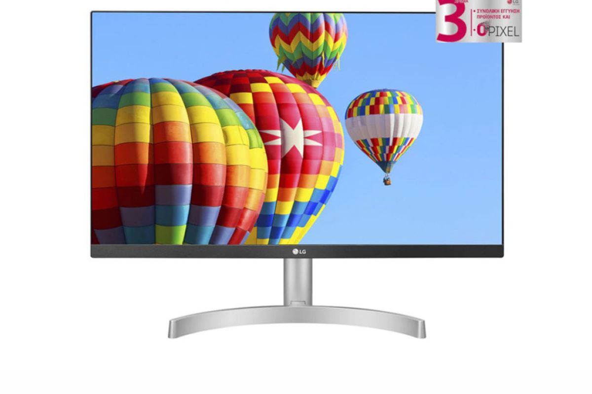 Με το νέο IPS Full HD Monitor της LG απολαμβάνεις ρεαλιστικά χρώματα από κάθε γωνία θέασης