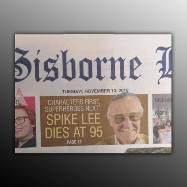 Μακάβρια γκάφα: Εφημερίδα «πέθανε» τον Σπάικ Λι