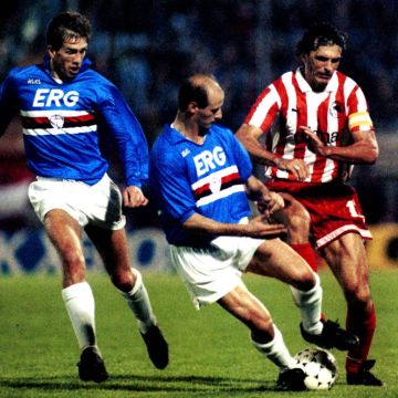 Η… κολεγιά Μπάγεβιτς και Μπόσκοφ το ’90 πριν τα ματς του Ολυμπιακού