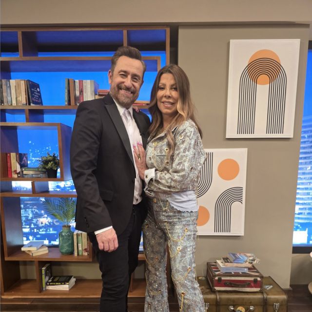 Ο Θέμης Γεωργαντάς υποδέχεται την Άντζελα Δημητρίου, στο «After Dark»