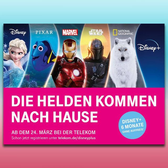 Έξι μήνες δωρεάν το Disney+ στους πελάτες της Deutsche Telekom