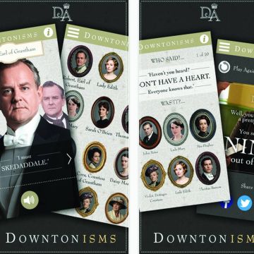 Όλες οι λατρεμένες «ατάκες» των ηρώων του Downton Abbey μέσα από μια εφαρμογή!