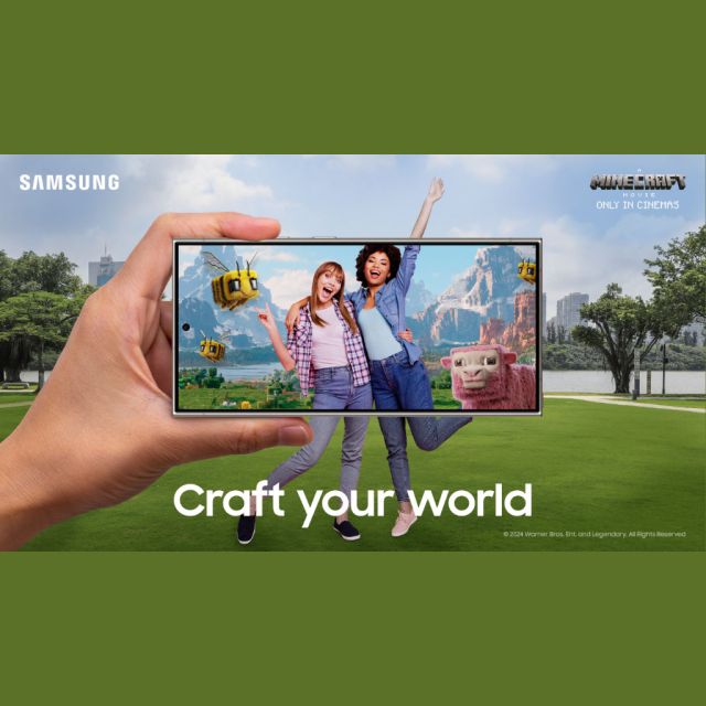 Η Samsung ανακοινώνει τη συνεργασία της με την Warner Bros. Pictures και τη Legendary Pictures για την ταινία “A Minecraft Movie”