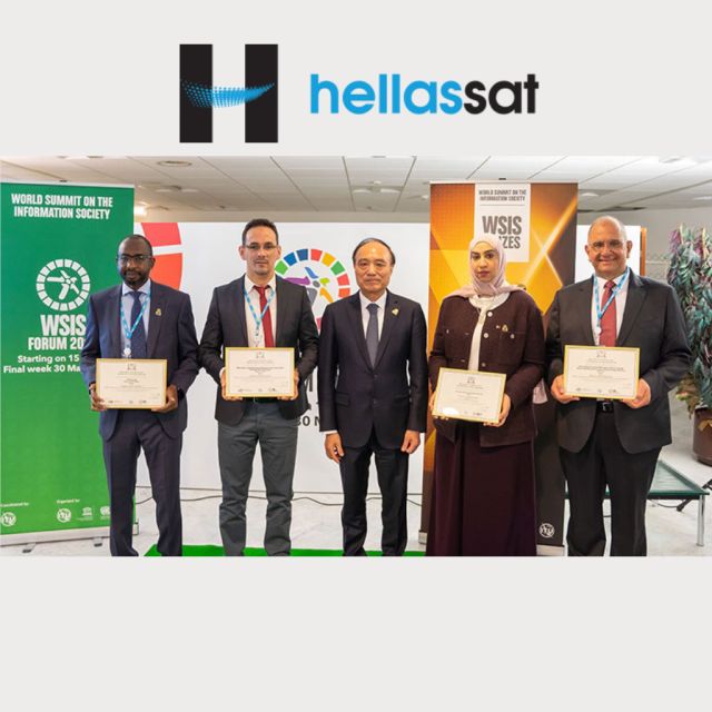 Μεγάλη Διάκριση στη Hellas Sat από την Διεθνή Ένωση Τηλεπικοινωνιών