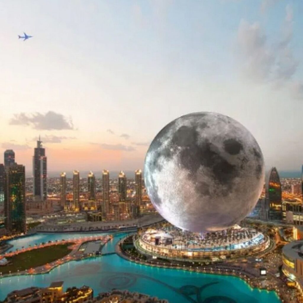 0 Dubai Is Building a Gigantic 5 Billion Moon Shaped Mega Resort Because of Course