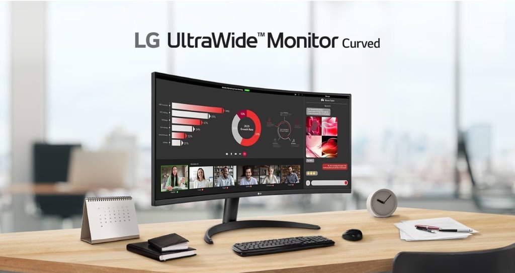 LG Ultrawide 34WR50QC B 1