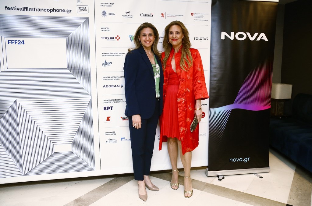 Photo 2 Η κα. Κική Σιλβεστριάδου CEO της Nova Media και η Πρέσβειρα της Γαλλίας στην Ελλάδα κα Laurence Auer
