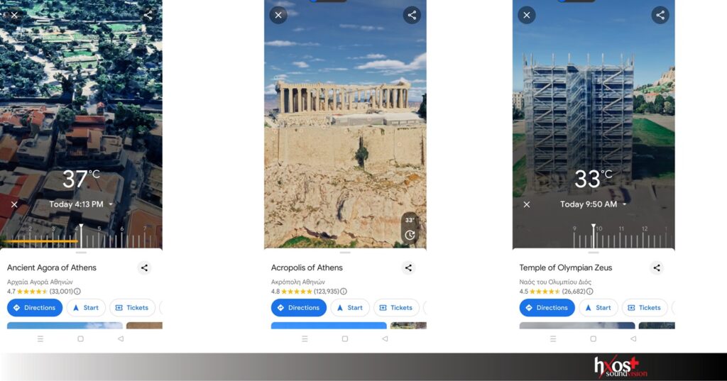 Google Maps Immersive Athens Greece 2