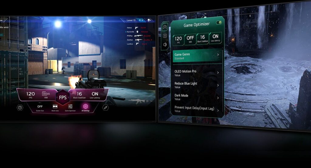 lg nano game dashboard d