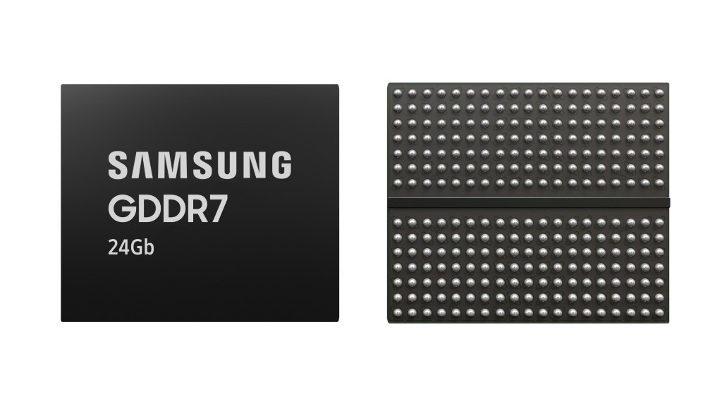 samsung 24gb gddr7 dram 1