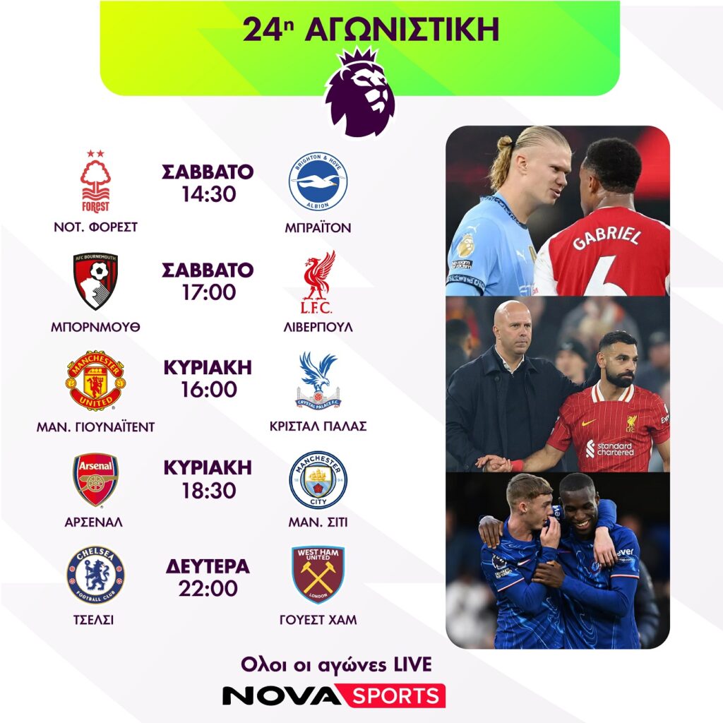 Premier League 24η ΑΓΩΝΙΣΤΙΚΗ 1