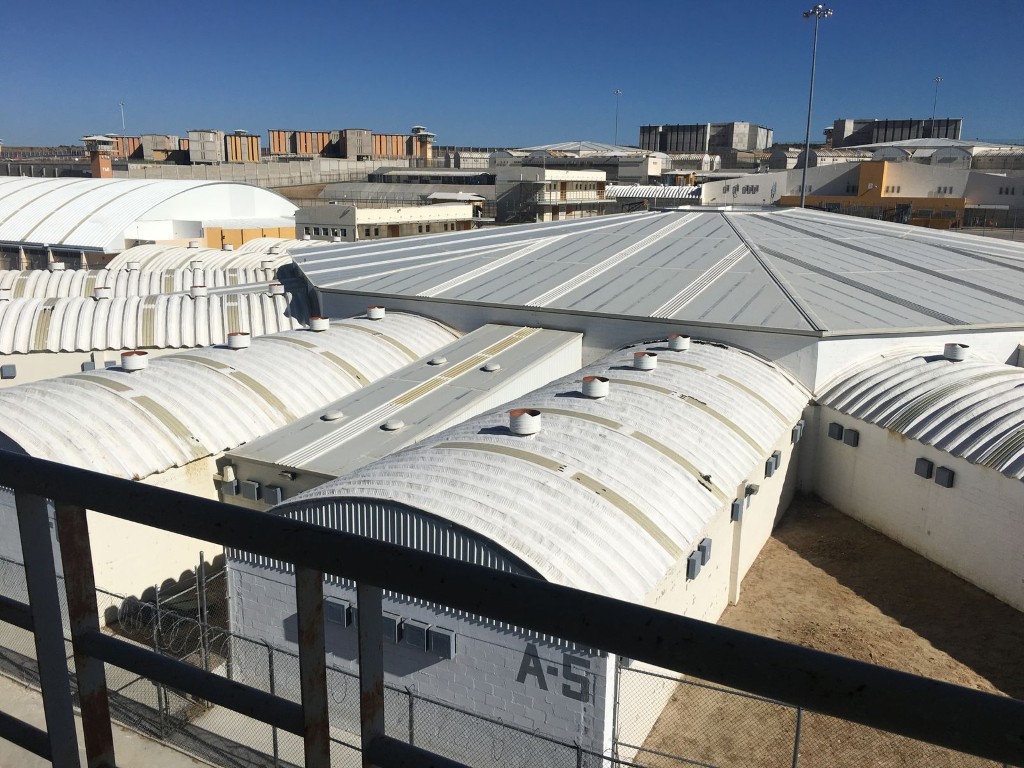 Viasat Explore Thoughest Prisons Mexico El Hongo Total shot prison from one of the towers