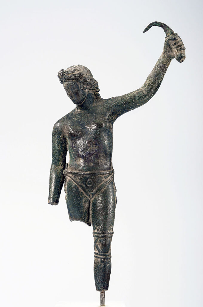 Viasat History Queens of Combat Romes Female Gladiators Statue of Athlete