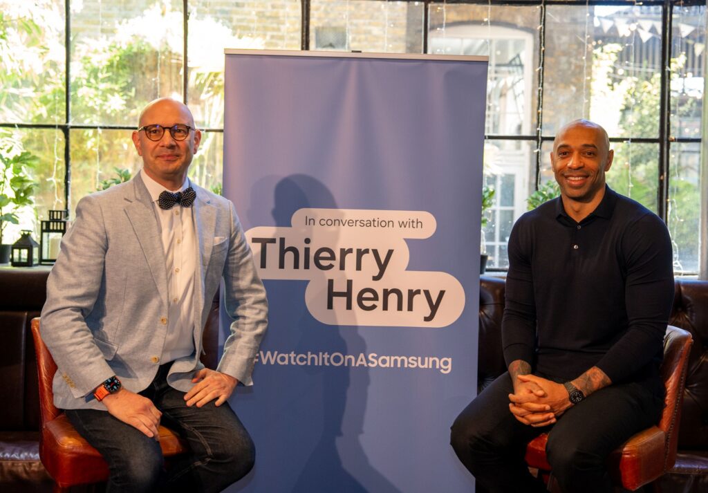 benjamin braun samsung cmo thierry henry watchitonasamsung