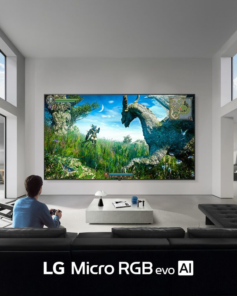 lg tv social contents 2026 micro rgb evo lifestyle image 03 no text