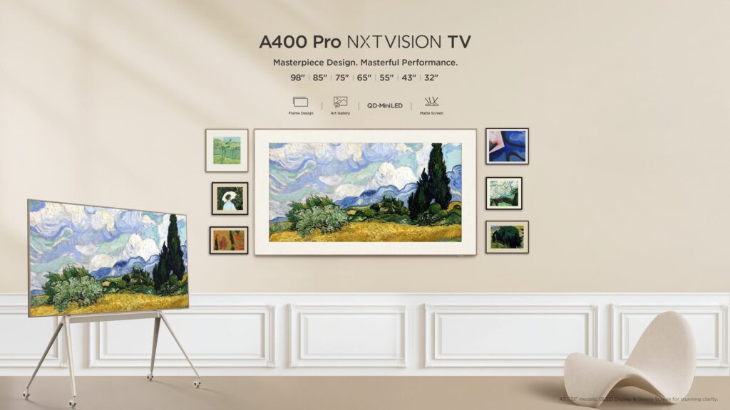 tcl nxtvision a400 pro qd mini led tv 1